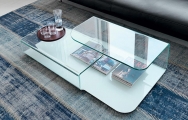 Moderné sklenené stoly do obývačky