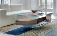 Moderné sklenené stoly do obývačky