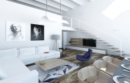 Návrhy * Vizualizácie obývačky obývacie steny od kuchyneprunus.sk
