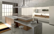 Moderná kuchyňa spojená s obývačkou