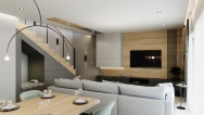 Moderné, dizajnové obývačky na mieru - PRUNUS