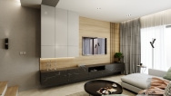 Moderné, dizajnové obývačky na mieru - PRUNUS